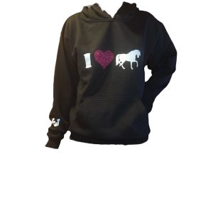 Polerón con Capucha"I Love Horse"